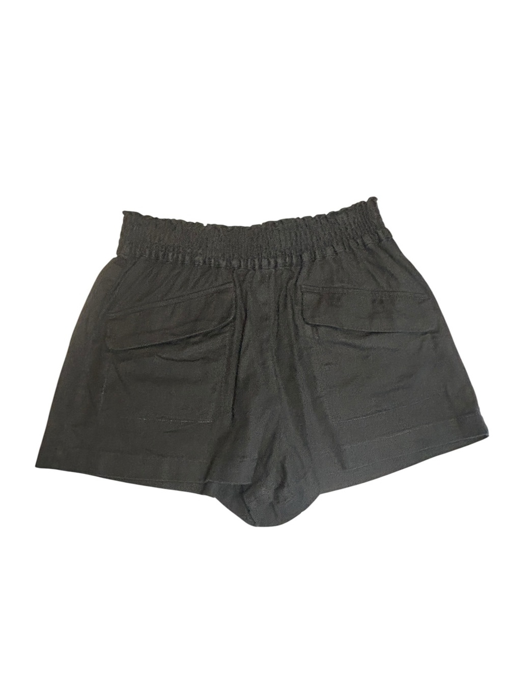 Maeve by Anthropologie Linen Blend Pull-On Shorts Black XS Casual Summer